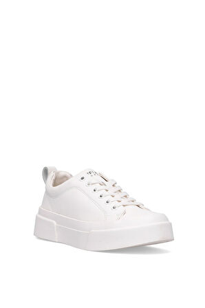 Lufian 121230038 Mia Kadın Hakiki Deri Klasik Sneaker Beyaz