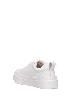Lufian 121230038 Mia Kadın Hakiki Deri Klasik Sneaker Beyaz