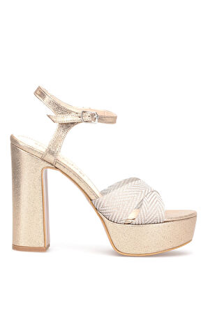 Elit PM08 K2057 Kadın Platform Ayakkabı Altın