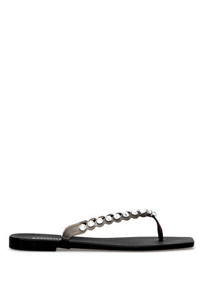 Elit KDRJ002-1 Kadın Parmak Arası Terlik Siyah