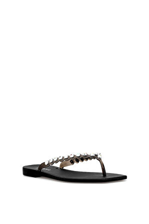 Elit KDRJ002-1 Kadın Parmak Arası Terlik Siyah