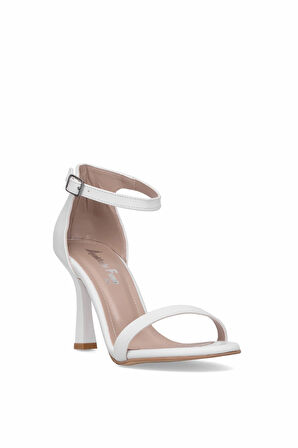 Elit MST1253C Kadın Klasik Topuklu ayakkabı Beyaz