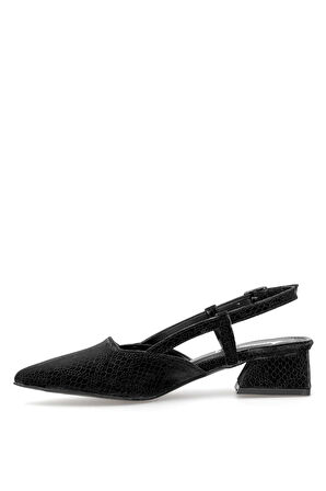 Elit MST501Y Kadın Klasik Topuklu ayakkabı Siyah