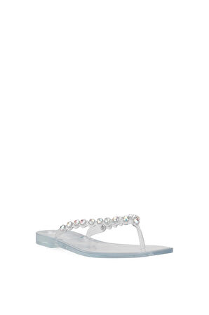 Elit KDRJ002-1 Kadın Parmak Arası Terlik Şeffaf