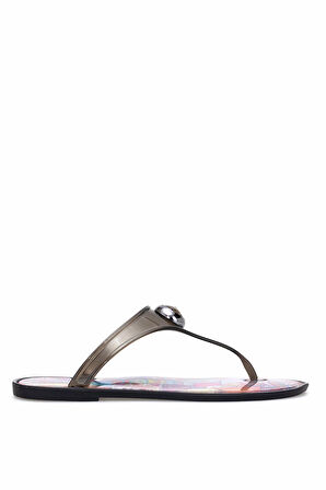 Elit KDRJ9003-2 Kadın Parmak Arası Terlik Siyah