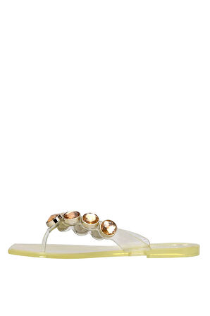 Elit KDRJ001-1 Kadın Parmak Arası Terlik Sarı