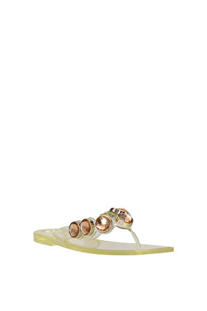 Elit KDRJ001-1 Kadın Parmak Arası Terlik Sarı