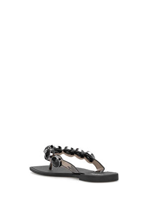 Elit KDRJ001-1 Kadın Parmak Arası Terlik Siyah