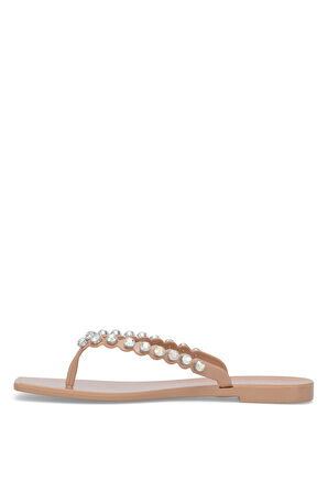 Elit KDRJ002-1 Kadın Parmak Arası Terlik Ten