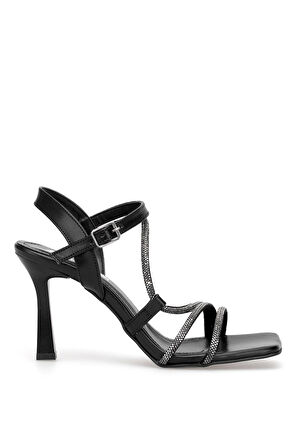 Elit MST1254M Kadın Klasik Topuklu ayakkabı Siyah