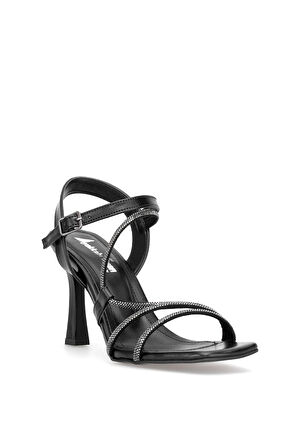 Elit MST1254M Kadın Klasik Topuklu ayakkabı Siyah