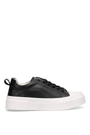 Lufian 121230038 Mia Kadın Hakiki Deri Klasik Sneaker Siyah