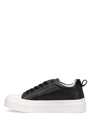 Lufian 121230038 Mia Kadın Hakiki Deri Klasik Sneaker Siyah