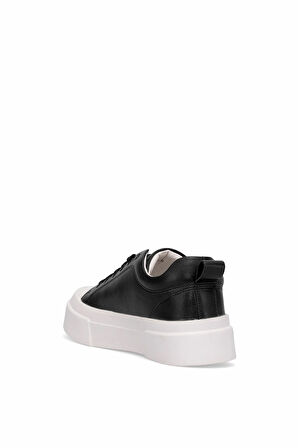 Lufian 121230038 Mia Kadın Hakiki Deri Klasik Sneaker Siyah