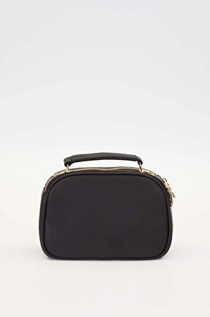 Levidor 930539 Kadın Zincir Saçak Detaylı Omuz Çantası Siyah