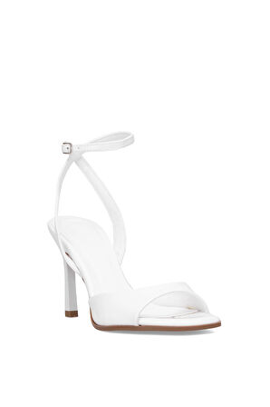 Elit BTSS02 Kadın Klasik Topuklu Ayakkabı Beyaz