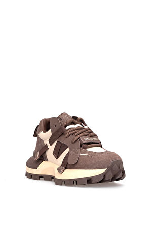 Lufian 121230049 Yoko Kadın Hakiki Deri Klasik Sneaker Kahverengi
