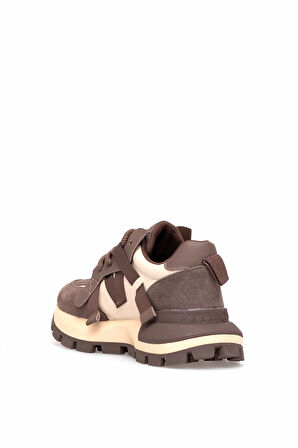 Lufian 121230049 Yoko Kadın Hakiki Deri Klasik Sneaker Kahverengi