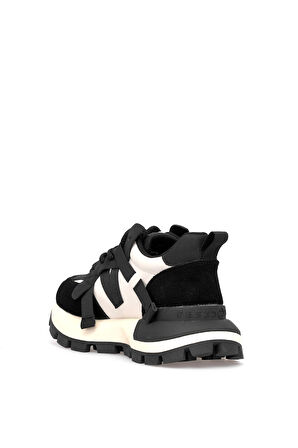 Lufian 121230049 Yoko Kadın Hakiki Deri Klasik Sneaker Siyah