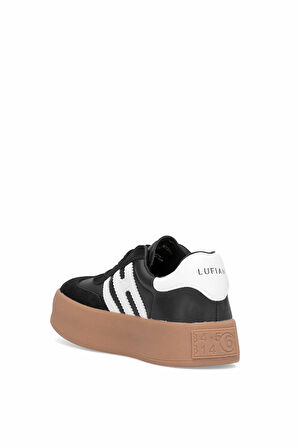 Lufian 121230050 Mira Kadın Hakiki Deri Klasik Sneaker Siyah
