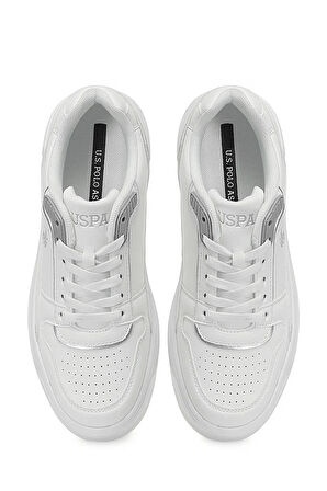 U.S. Polo Assn. A102031410 5F Caroline 5PR Kadın Klasik Sneaker Beyaz