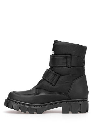 M.P 252-3561FT Filet Kız Çocuk Düz Bot Siyah