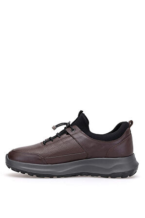 King Paolo I1314 Santoni Erkek Hakiki Deri Casual Ayakkabı Kahverengi
