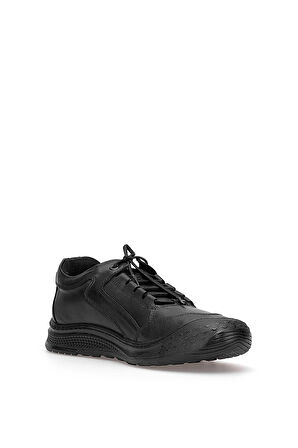 Elit 25KNBL4029 Erkek Hakiki Deri Casual Ayakkabı Siyah