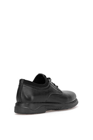 Elit 25KNBL4040 Erkek Hakiki Deri Casual Ayakkabı Siyah