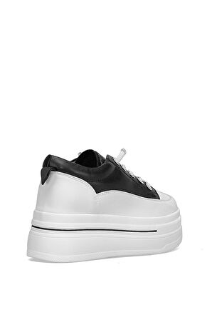 Guja 25K313 Kadın Hakiki Deri Klasik Sneaker Siyah