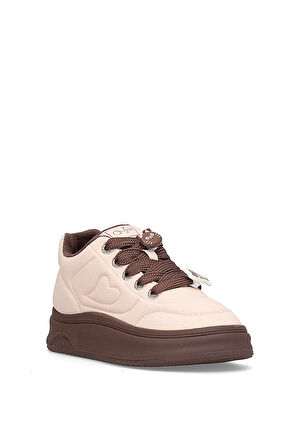 Guja 25K421 Kadın Hakiki Deri Klasik Sneaker Kahverengi