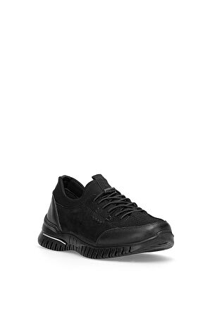 Voyager 9393 Kadın Hakiki Deri Casual Ayakkabı Siyah