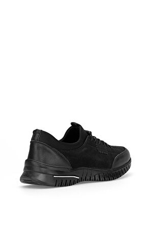 Voyager 9393 Kadın Hakiki Deri Casual Ayakkabı Siyah