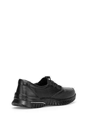 Voyager 9403 Kadın Hakiki Deri Casual Ayakkabı Siyah