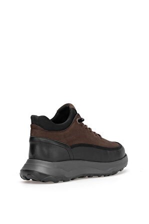 Voyager M298 Erkek Hakiki Deri Casual Ayakkabı Siyah - Kahverengi