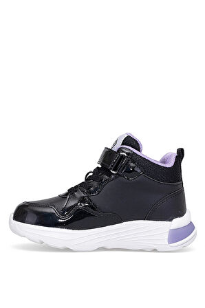 Pepino FK25-2040 Filet Kız Çocuk Sneaker Bot Siyah - Lila