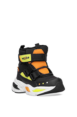 Pepino PK25-2087 Patik Erkek Çocuk Kar Botu Siyah - Sarı