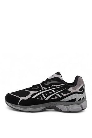 eTayger E-2516 Erkek Klasik Sneaker Siyah - Gri