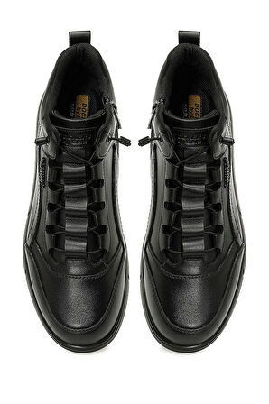 Dockers A102028063 5W Kane Hi 5PR Erkek Hakiki Deri Düz Bot Siyah