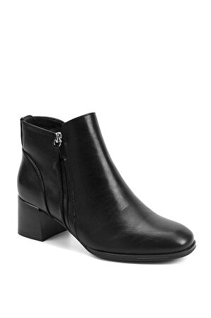 İnci A102042123 5W Star 5PR Kadın Topuklu Bot Siyah