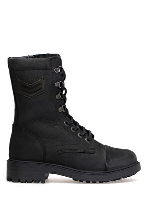 Hammer Jack 102 18354-Z Kadın Hakiki Deri Klasik Bot Siyah