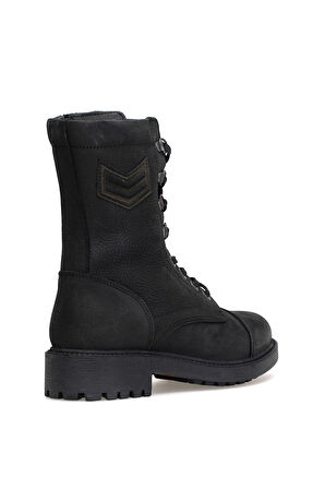 Hammer Jack 102 18354-Z Kadın Hakiki Deri Klasik Bot Siyah