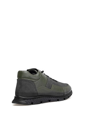 Hammer Jack 102 20625-M Palma Erkek Hakiki Deri Düz Bot Haki