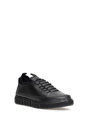 Hammer Jack 102 20650-M Madrid Erkek Hakiki Deri Casual Ayakkabı Siyah