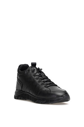 Hammer Jack 102 22650-M Strande Erkek Hakiki Deri Düz Bot Siyah