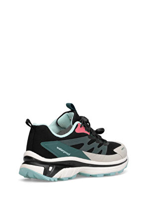 Humtto 850082B Kadın Waterproof Outdoor Ayakkabı Siyah - Yeşil