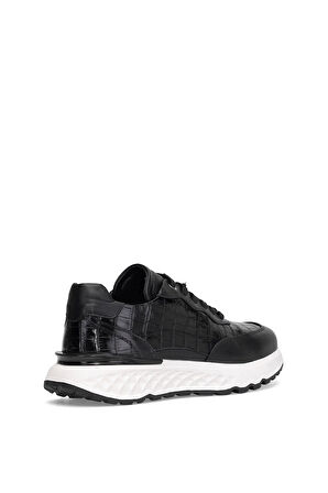 Marcomen 152-22291 Erkek Hakiki Deri Casual Ayakkabı Siyah