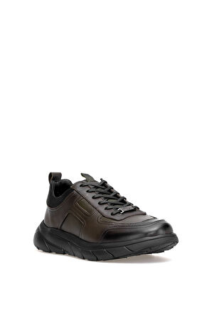 Marcomen 152-22368 Erkek Hakiki Deri Casual Ayakkabı Haki
