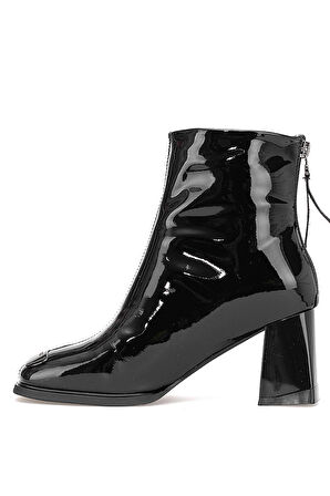 Guja 25K415-1 Kadın Hakiki Deri Topuklu Bot Siyah