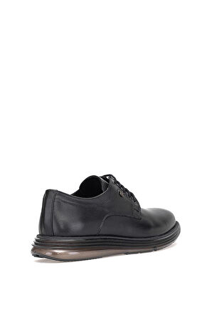 Elit 25KNBL4032 Erkek Hakiki Deri Casual Ayakkabı Siyah